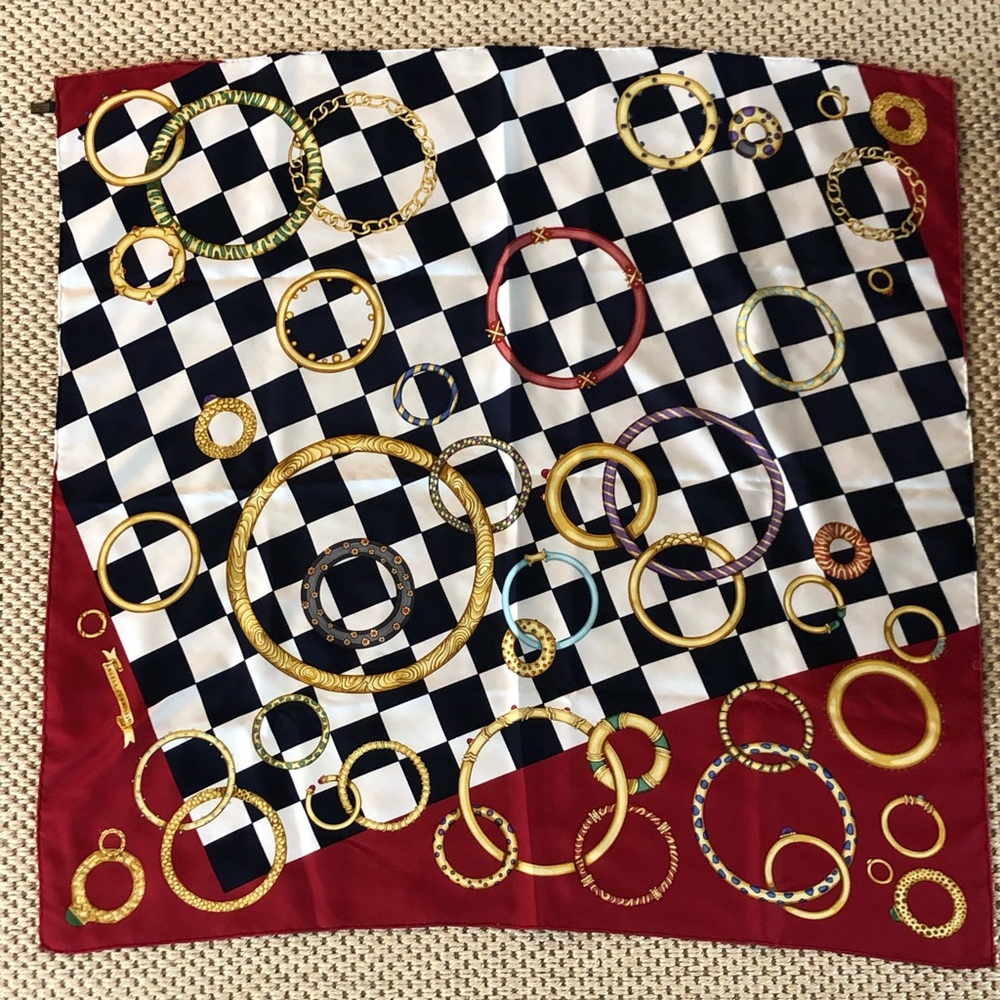 Angela Cummings Handmade Vintage Silk Scarf